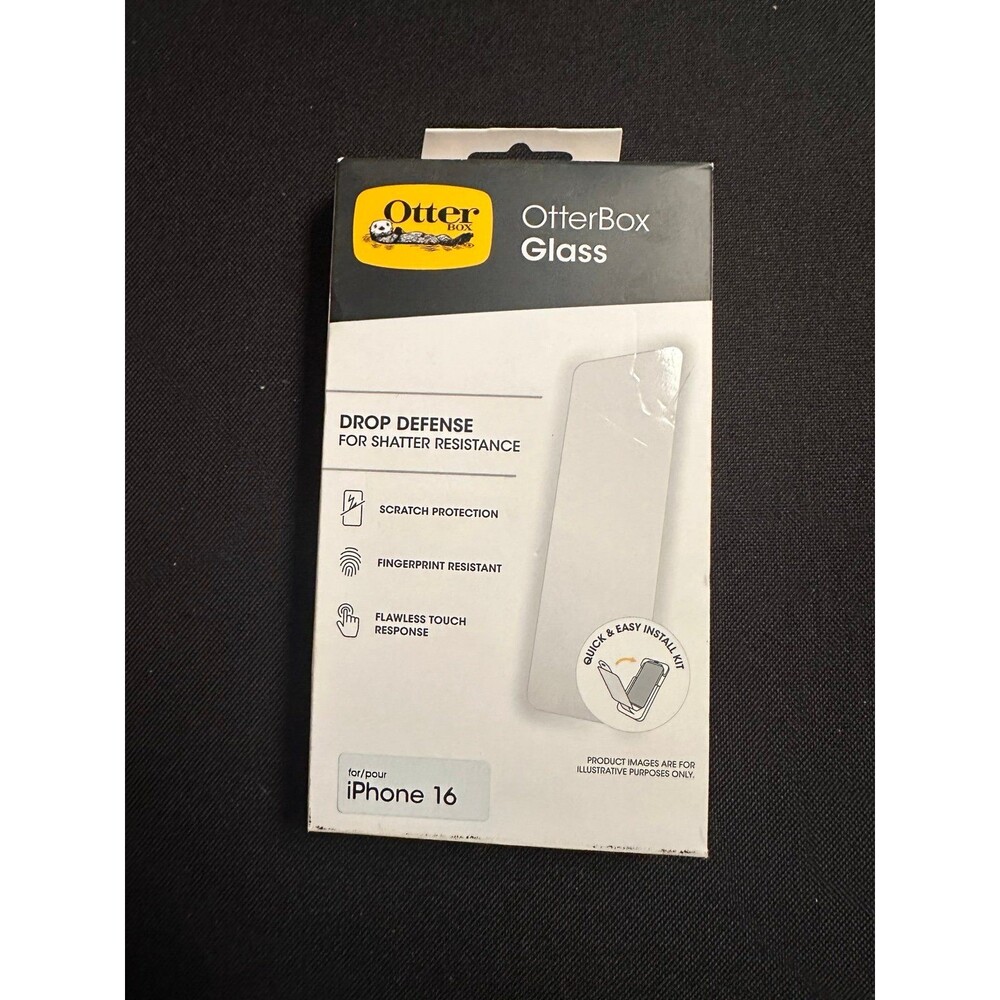 iPhone 16 glass otter box phone screen protector